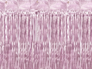 Kurtyna dekoracyjna lameta wrzosowa 90 cm x 250 cm