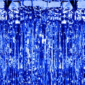 Kurtyna imprezowa ciemna niebieska 100 cm x 200 cm