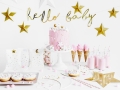 Baner Hello Baby złoty 70cm