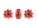 Wstążki i rozetki do prezentów czerwone 3szt.