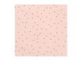 Serwetki papierowe jasnoróżowe w złote kropki 20szt.