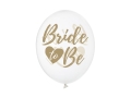 Balony Bride to be złote 30 cm 14 cali 6 szt