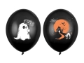 Balony na Halloween duszek Boo 30 cm 14 cali 6 szt