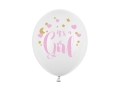 Balony It's a Girl 30 cm 14 cali 6 szt