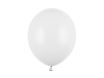 Balony białe pastelowe 27 cm 12 cali 50 szt - na komunie, ślub, wesele