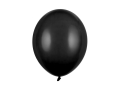 Balony czarne pastelowe 27 cm 12 cali 50 szt