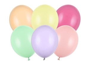 Balony kolorowe macaron jasne pastelowe 30 cm 14 cali 10 szt PartyDeco
