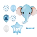 Bukiet z balonów słonik it's a boy błękitny