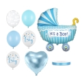 Bukiet z balonów wózek it's a boy błękitny