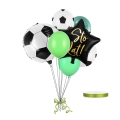 Bukiet z balonów na urodziny piłka nożna