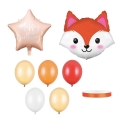 Bukiet z balonów na urodziny lisek