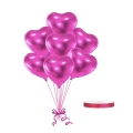 Bukiet z balonów serca ciemnoróżowe
