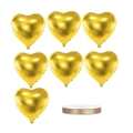 Bukiet z balonów serca złote