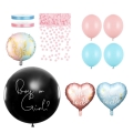 ukiet z balonów na gender reveal dla dziewczynki