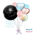 Bukiet z balonów na gender reveal dla chłopca
