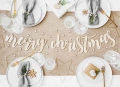 Drewniany baner Merry Christmas 87cm