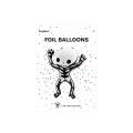 Balon foliowy szkielet na Halloween 100cm