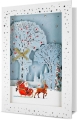 Kartka Świąteczna - Zaprzęg Świętego Mikołaja - HM100-781