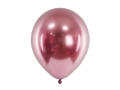 Balony złoty róż chrom 27cm 50szt.