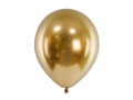 Balony złote chrom 27cm 50szt.