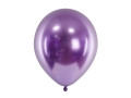 Balony fioletowe chrom 27cm 50szt.
