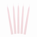 Świece stożkowe jasnoróżowe 24cm 10szt