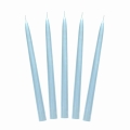 Świece stożkowe błękitne 24cm 10szt