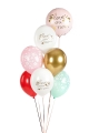 Balony na dzień matki - Love you mom 30cm 6szt