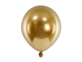 Balony złote chromowane glossy 12 cm 5 cali 50 szt