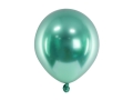 Balony zielone chromowane glossy 12 cm 5 cali 50 szt
