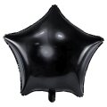 Balon foliowy gwiazda czarny 48 cm na hel