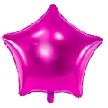Balon foliowy gwiazda ciemnoróżowy 48 cm na hel