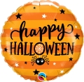 Balon foliowy pająk Happy Halloween 45cm