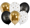 Balony Happy New Year! 30cm 6szt