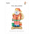 Balon foliowy Święty Mikołaj 106cm