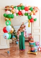 Balony Mikołaj 30cm 6szt