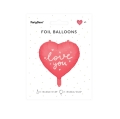 Balon foliowy serce I love you 45cm