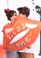 Balon foliowy usta kiss me 86cm