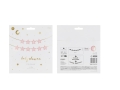 Baner baby shower jasny różowy 290 cm