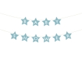 Baner baby shower jasny niebieski 290 cm