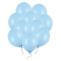 Balony błękitne pastelowe 30 cm 14 cali 100 szt.
