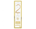 Zimny ognień cyfra 2 złota 17 cm 1 szt
