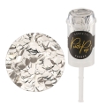 Konfetti srebrne Push Pop