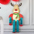 Świąteczna dekoracja papierowy Renifer 121 cm