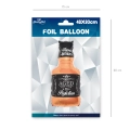 Balon foliowy butelka whisky happy birthday 93 cm