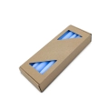 Świece stożkowe błękitne 24 cm 10 szt