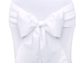 Szarfy na krzesła białe 10szt.