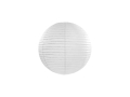 Lampion papierowy kula biały 25cm