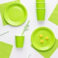 Kubeczki papierowe zielone 220 ml 6 szt