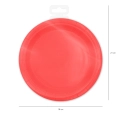 Talerzyki papierowe czerwone 18 cm 6 szt